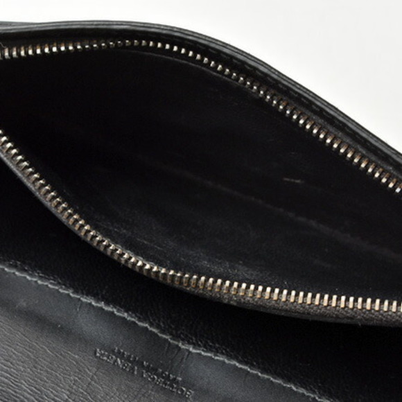 Bottega Veneta Wallet Men's BOTTEGA VENETA Long 156819 V4651 1000 Intrecciato... - Picture 11 of 12